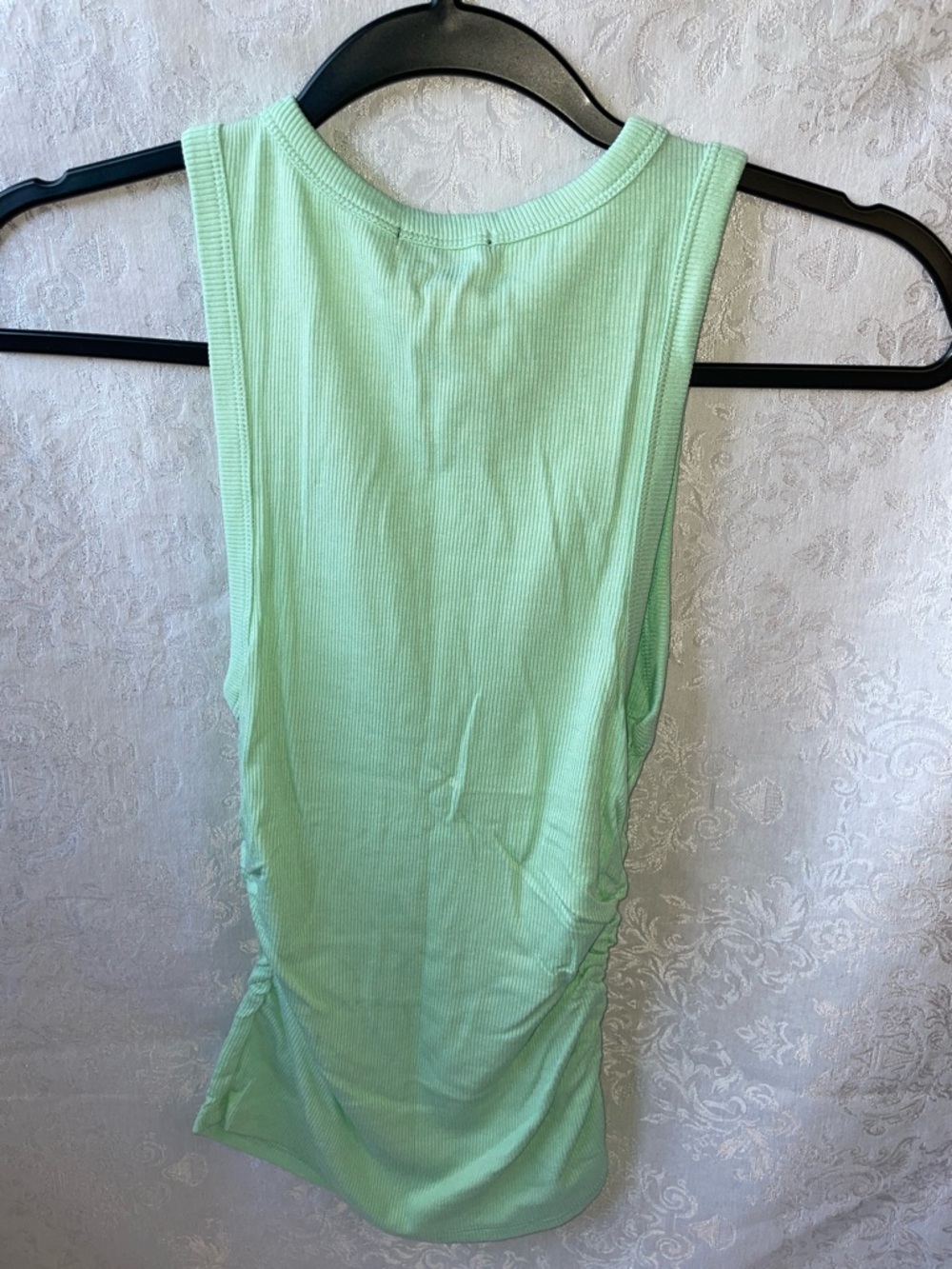 NWT wild fable Mint Green Shell-Embroidered Ribbed Tank. Size XS. - Picture 2 of 5